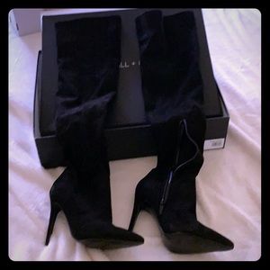 Kendall + Kylie thigh high boots
